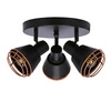 Lampa sufitowa NERIA, 98-83111, czarny/miedziany, 3x40W E14