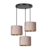 Lampa wisząca Emibig HILDE 3 BL PREMIUM ROSE 1053/3PREM