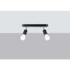 Lampa sufitowa FORNES 2, czarna, 2x60W E27, SL.1121