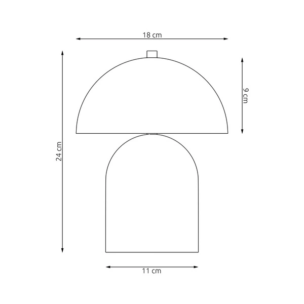 Lampa biurkowa Emibig MUSH LN2 WH 1453/LN2