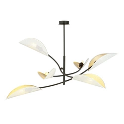 Lampa sufitowa Emibig LOTUS 6 Biały/GOLD 1107/6