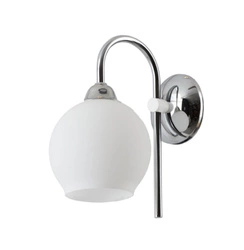 Klasyczny Kinkiet AXEL wys. 28cm 1xE27 15W IP20 | Chrom