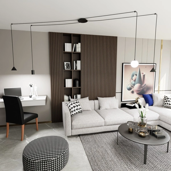 Lampa wisząca Emibig FUJI 4 Czarny 1349/4