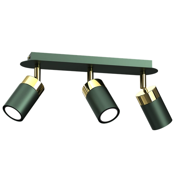 Lampa sufitowa JOKER GREEN/GOLD 3xGU10
