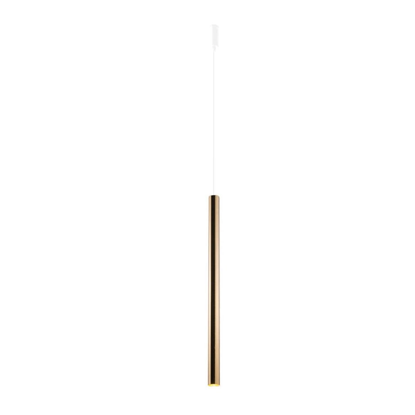 Lampa wisząca Akadi 1 - Mosiądz polerowany-biała (700 mm) 8884 Antigo