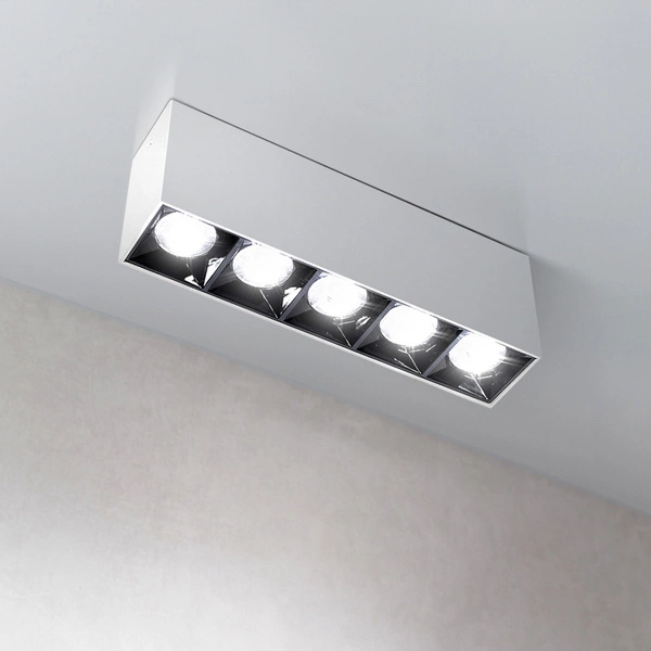 Lampa liniowa natynkowa 15w 3000K biało-czarna JDL-3T