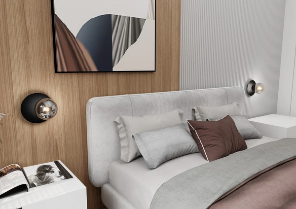 Kinkiet Emibig OSLO K1 Czarny/GRAFIT 1186/K1