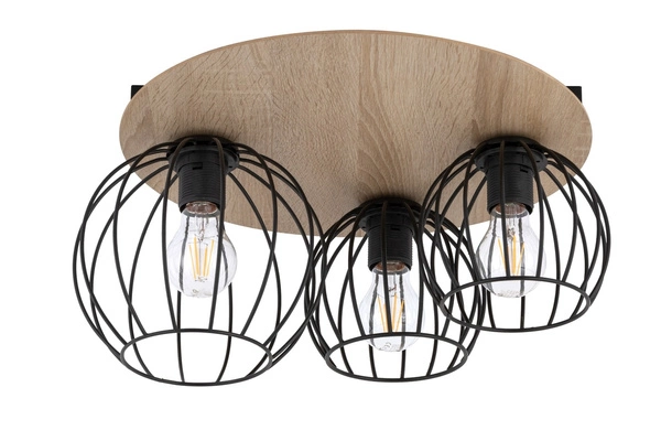 Lampa Sigma CYBER 3 koło dąb/czarny pafon 32356
