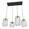 Lampa wisząca Emibig VANDER 4 BL GOLD 1364/4