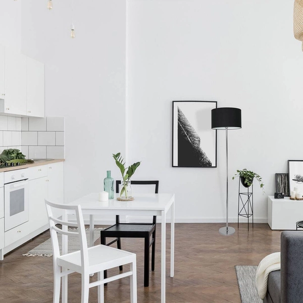 Lampa stojąca CASINO BLACK/CHROME 1xE27 ML6382