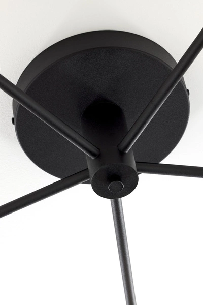 Nowoczesna Lampa sufitowa PRATO wys. 27cm 5xG9 14W IP20 | czarny