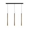 Lampa wisząca Akadi 3 - Mosiądz polerowany-czarna (700 mm) 8885 Antigo
