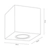 Wooddream Square Lampa Sufitowa Incl.1xLED GU10 5W Dąb Olejowany 2576174