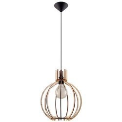 Lampa Wisząca ARANCIA Naturalne Drewno, E27 60 W, SL.0391