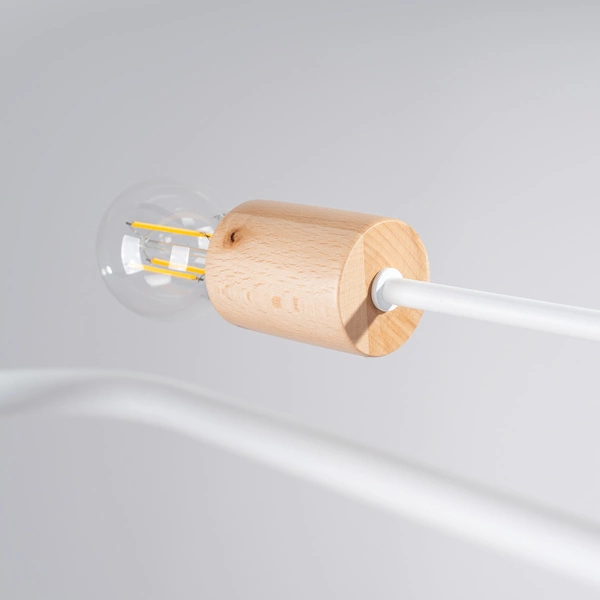 Żyrandol TIMBO 6 biały