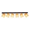 Jute Lampa Sufitowa 6xE27 Max.25W Czarny/Beżowy 56793604