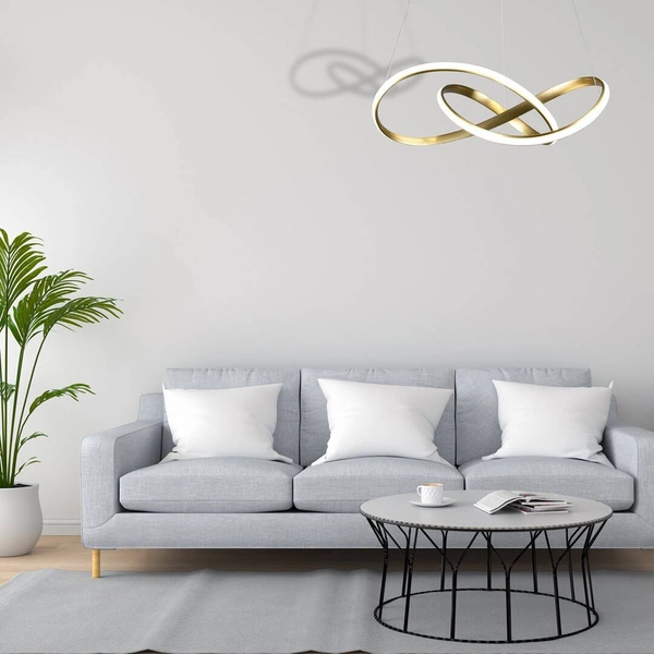 Lampa wisząca CAPPIO, ML6772, złota, 36W LED, barwa neutralna 4000K