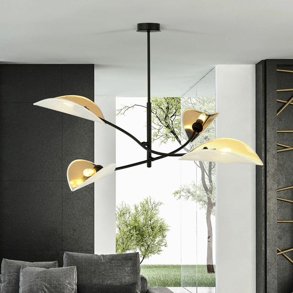 Lampa sufitowa Emibig LOTUS 4 Biały/GOLD 1107/4