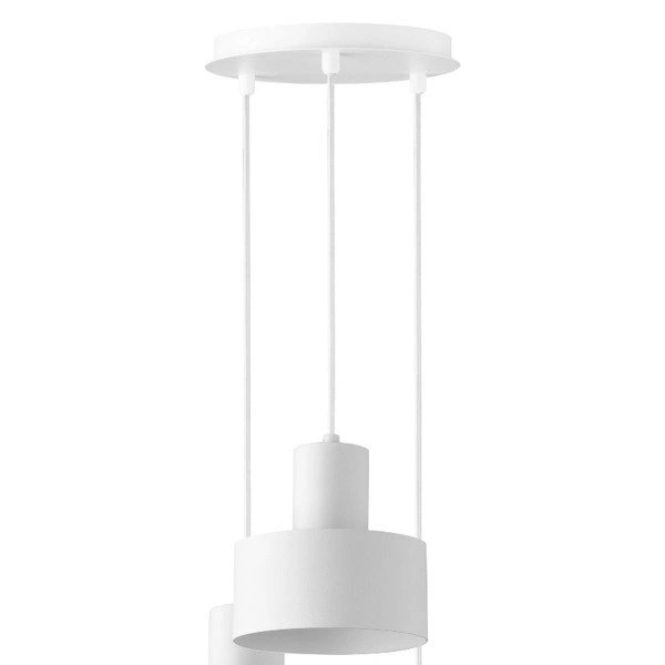 Lampa wisząca RIF biała 3pkt 33cm