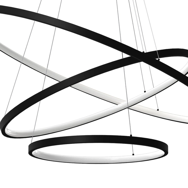 Lampa wisząca HOOP BLACK 93W LED