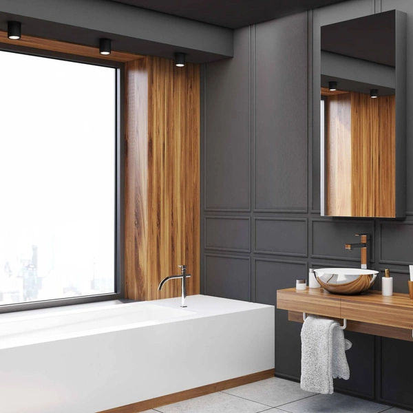 Oprawa natynkowa FARO, czarna, 1x50W GU10, IP65