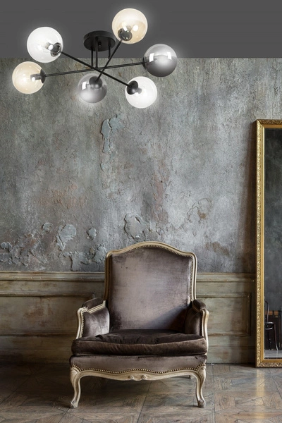 Lampa sufitowa Emibig BRENDI 6B BL MIX 2 834/6B2