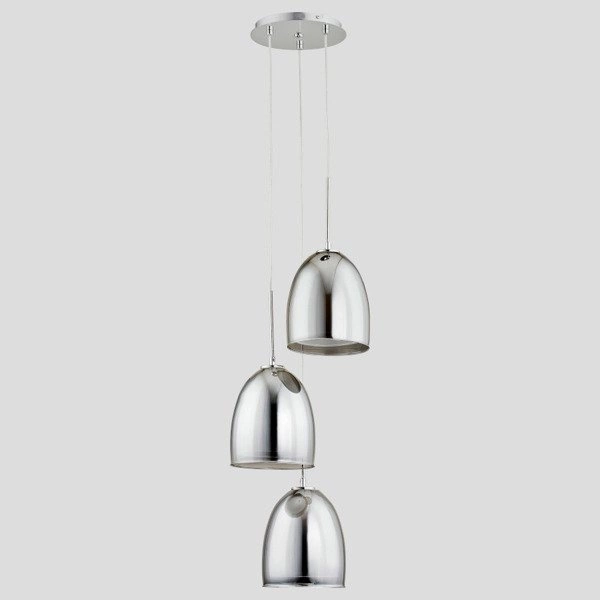 Lampa wisząca ALFA RONDA CHROM 3xE27 34cm | 60143