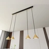 Lampa wisząca Emibig ELIT 4 BL GOLD 1329/4