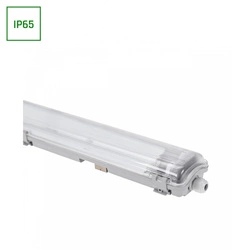 LIMEA LED TUBE SLIM HERMETYK G13 2x150 250V IP65 1610x90x63 mm SZARY
