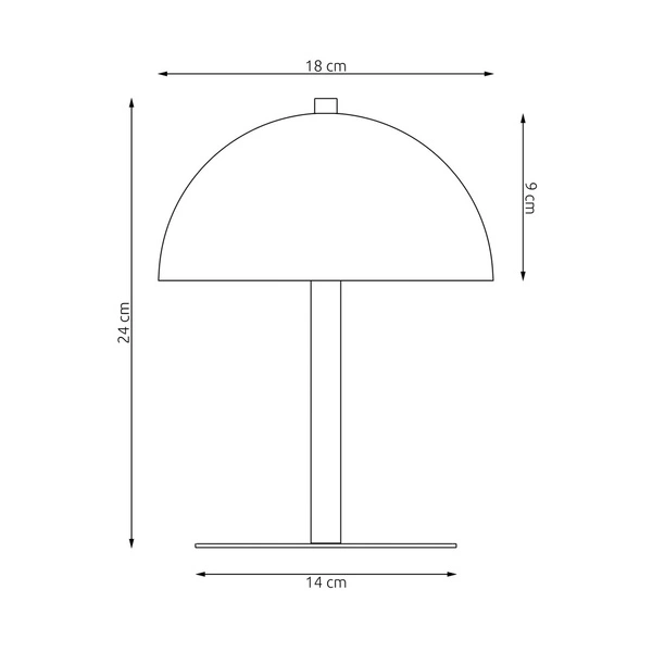 Lampa biurkowa Emibig MOGU LN2 WH 1459/LN2