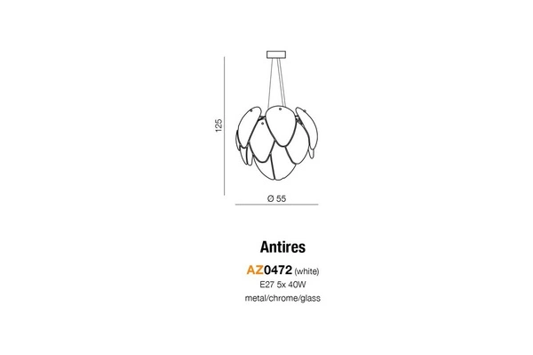 Azzardo ANTIRES SMOKY 2996
