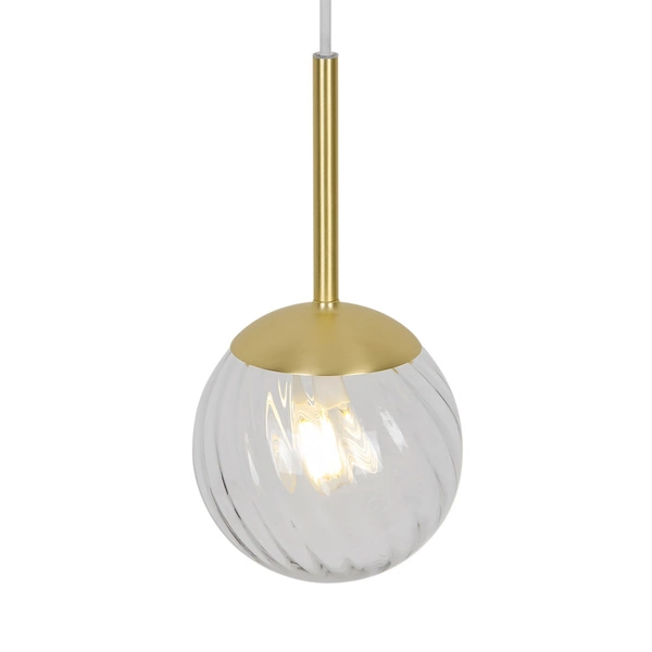 Lampa wisząca CHISELL E14 25W Metal | Mosiądz