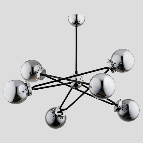 Lampa sufitowa ALFA SAGITO CHROM 6xE14 60cm | 25616