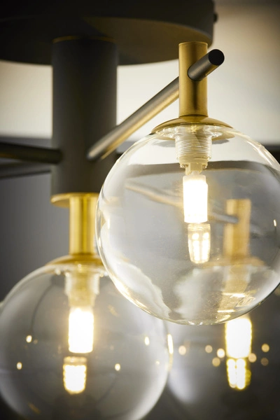 Nowoczesna Lampa sufitowa FIGARO wys. 34cm 6xG9 14W IP20 | Złoty