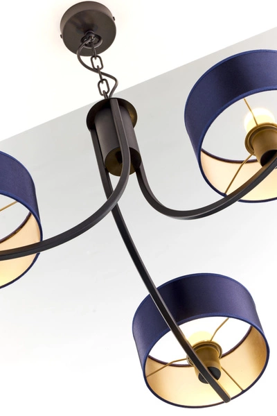 Klasyczny Żyrandol ARTHUR wys. 71cm 3xE27 15W IP20 | czarny