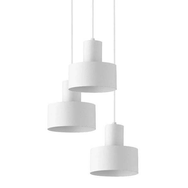 Lampa wisząca RIF biała 3pkt 33cm