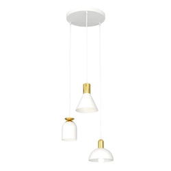 Lampa wisząca Emibig FOX 3 PREM WH 1403/3PREM