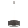 Lampa wisząca AMARELA M E27 wys.130cm szer.50cm | Czarny melanż 11659