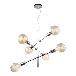 Lampa wisząca MADALYN szer. 51cm 6xE27 | chrom