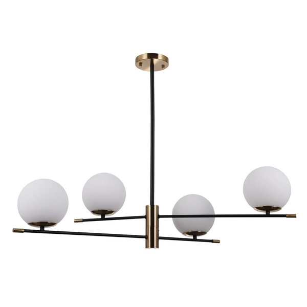 Lampa wisząca STELIA śr. 86cm 4xE14 | brązowy