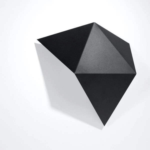 Kinkiet SOLIDO Czarny Stal, G9, 2X40W, SL.0421