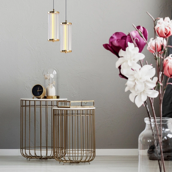 MD3147-1A-3GT CALLY LAMPA WISZĄCA ZŁOTA/GOLD