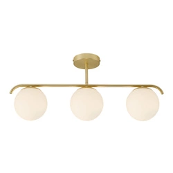 Lampa wisząca GRANT E14 25W Szkło | Mosiądz