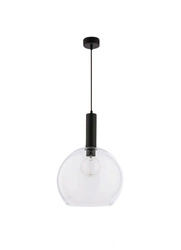 Nowoczesna Lampa wisząca LAF wys. 80cm 1xE27 15W IP20 | Czarny