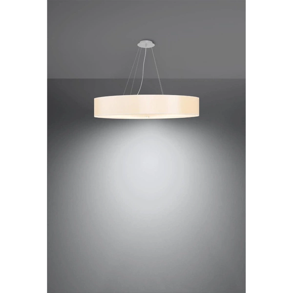 Lampa wisząca SKALA SL.0803, 80cm, biała, 6x60W E27