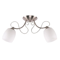 Lampa sufitowa AMBA 32-78698 chrom/biały 2x40W E27