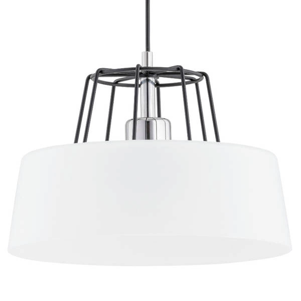 Stylowa lampa nad stół do kuchni KARKAS E27 wys. 85cm | czarny