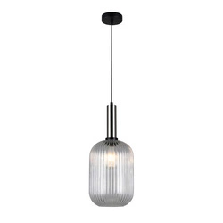 Lampa wisząca ANTIOLA śr. 20cm E27 | nikiel