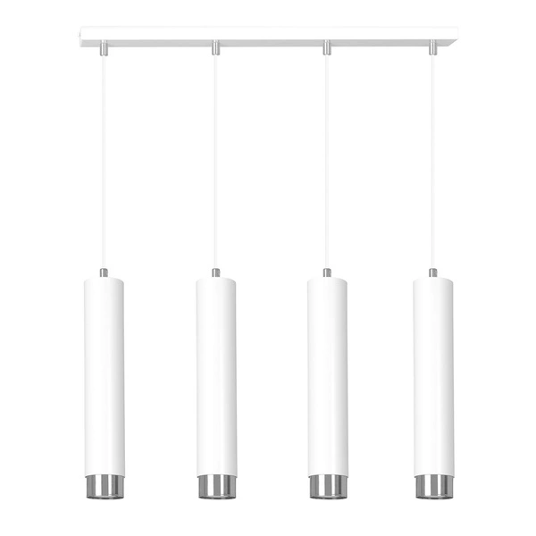 Lampa wisząca Emibig KIBO 4 WH/CHROME 641/4
