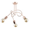 Lampa sufitowa ALFA TANGO MIEDZIANA 3xE27 48cm | 24323